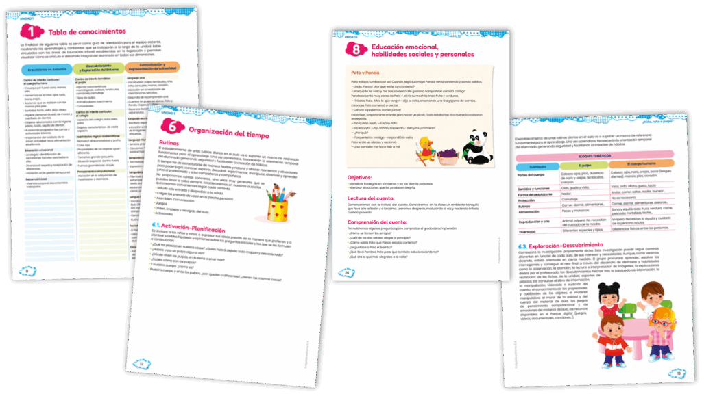 ProgramaciÃ³n anual del proyecto educativo infantil Picapica.