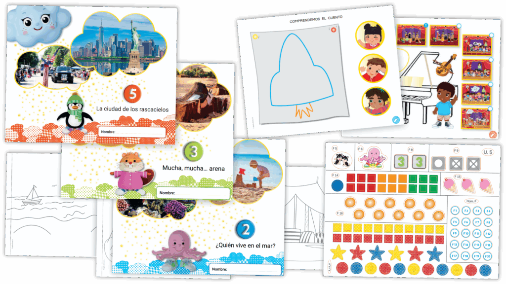 Unidades formales o situaciones de aprendizaje del proyecto educativo infantil Picapica.