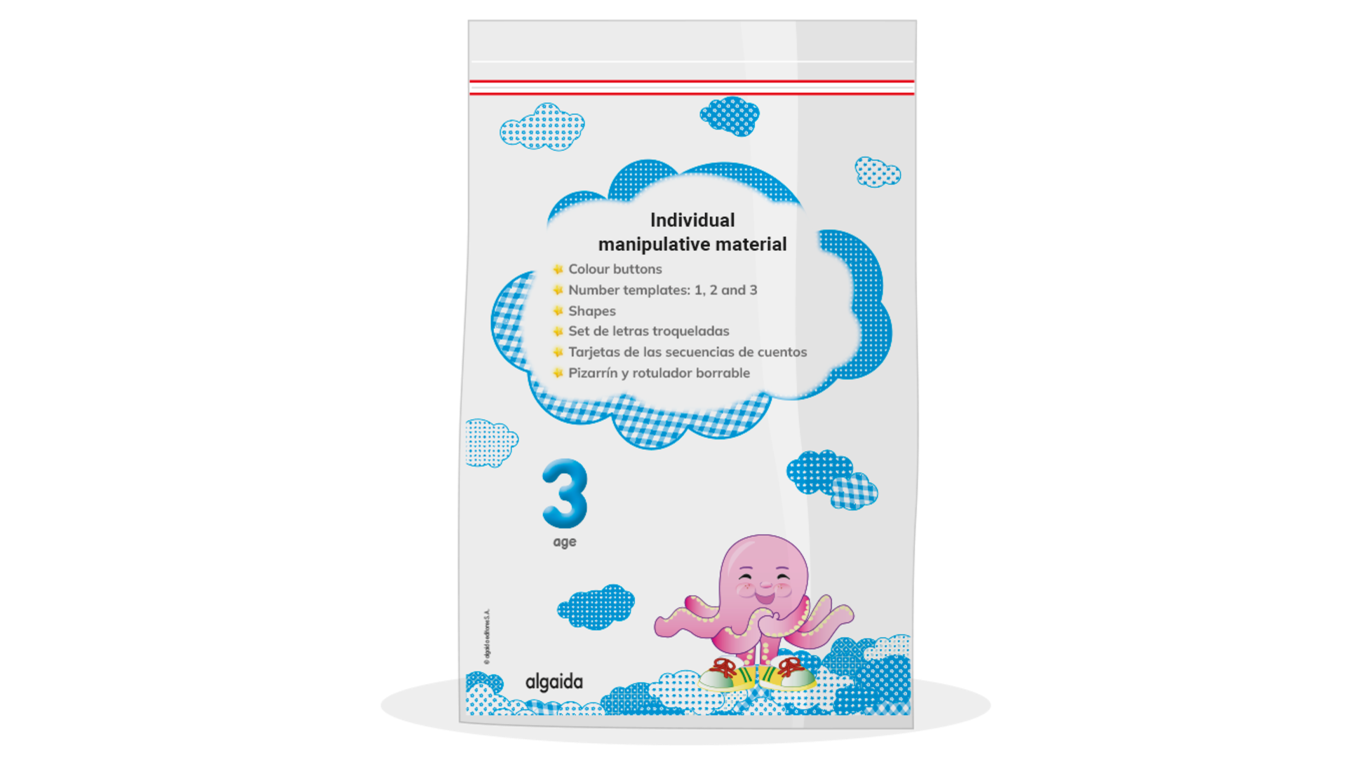 Ejemplo de material manipulable del poroyecto educativo para escuelas infantiles Picapica.