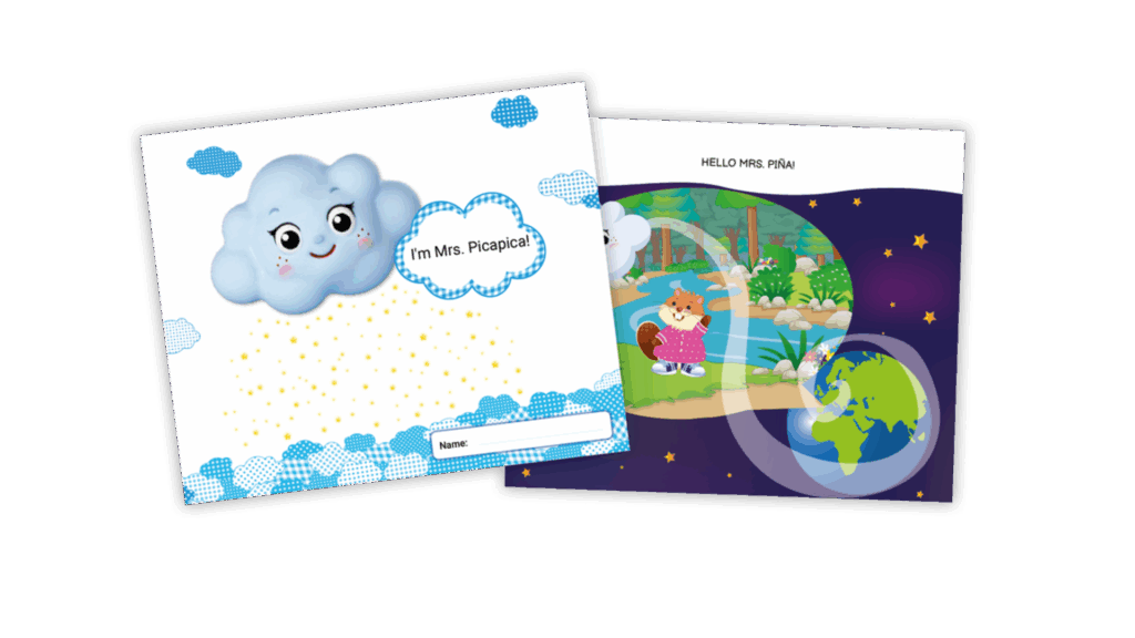 Ejemplo de material incluido en el proyecto educativo para escuelas infantiles Picapica.