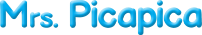Logotipo de Mrs. Picapica, proyecto educativo para escuelas infantiles bilingües.